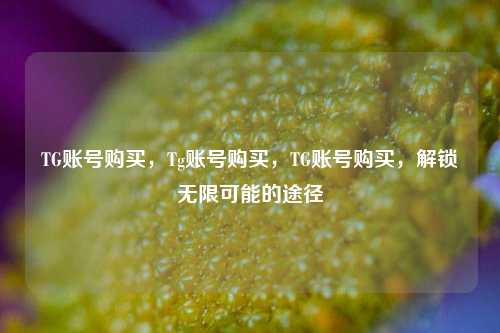 TG账号购买，Tg账号购买，TG账号购买，解锁无限可能的途径